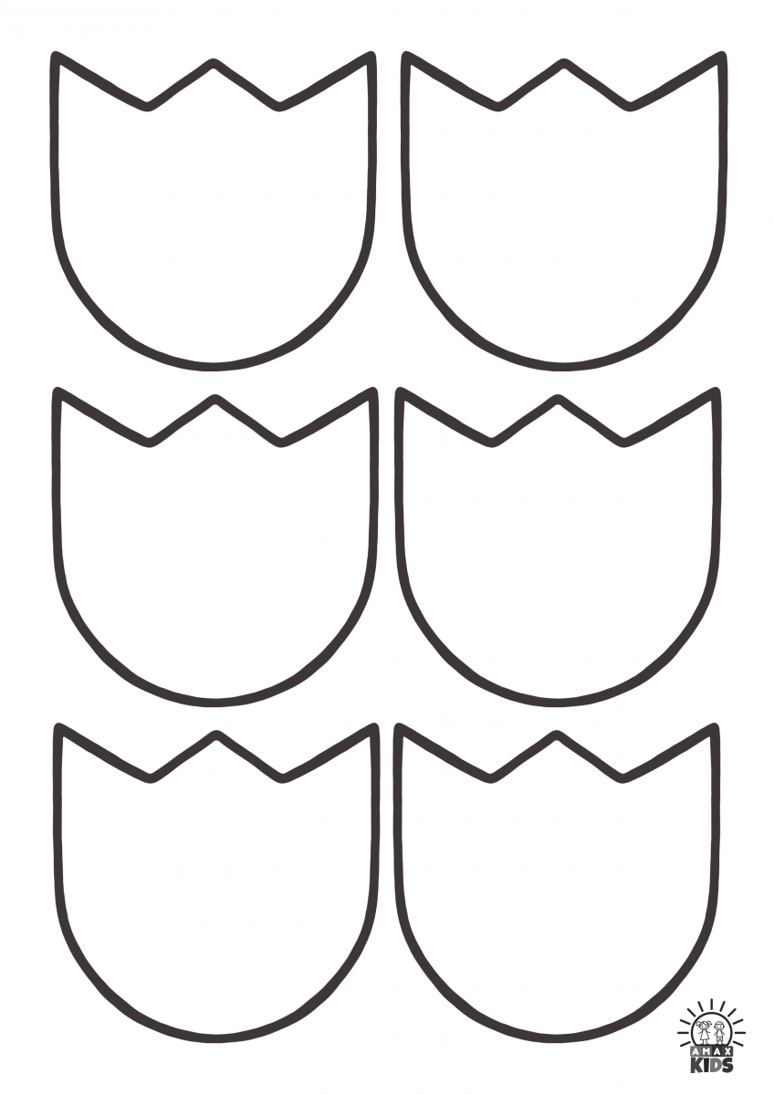 3D Tulip Template Printable Free