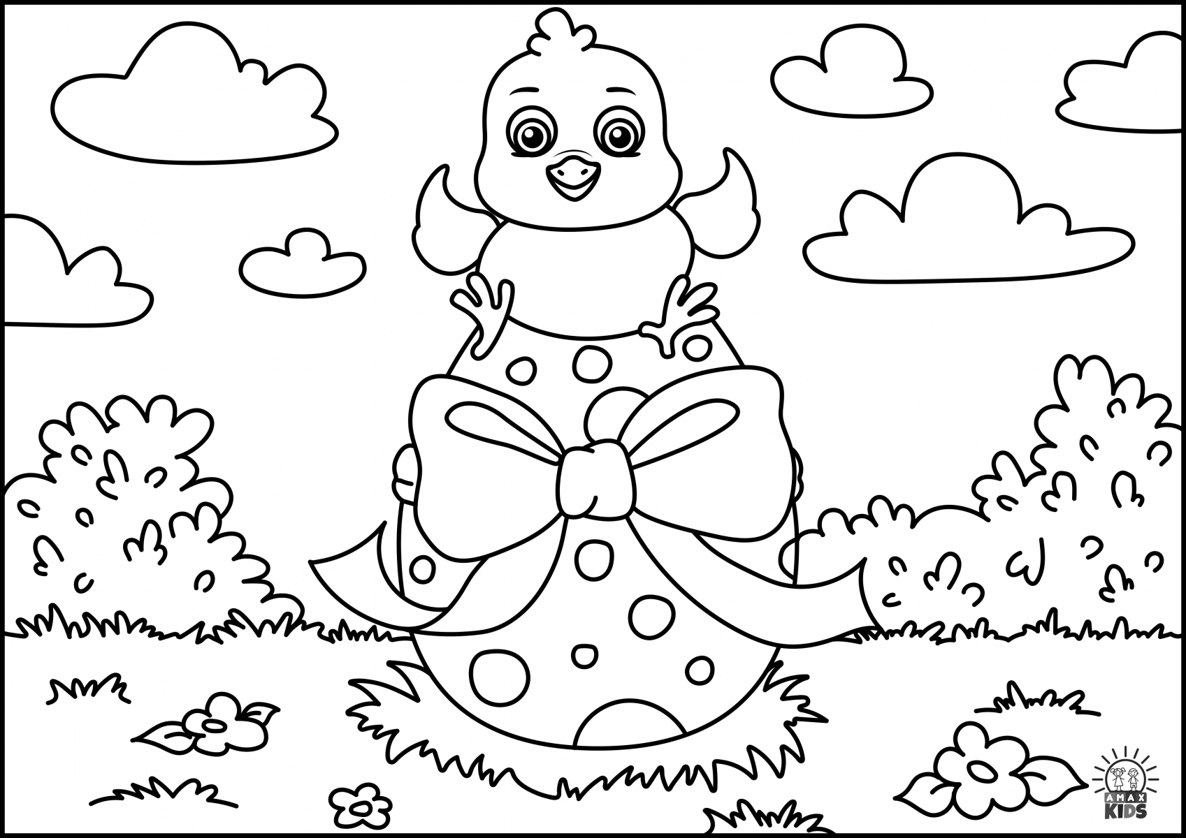 Easter Coloring Pages For Kids Amax Kids