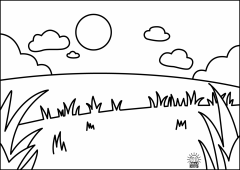 Background.Meadow.BlackAndWhite