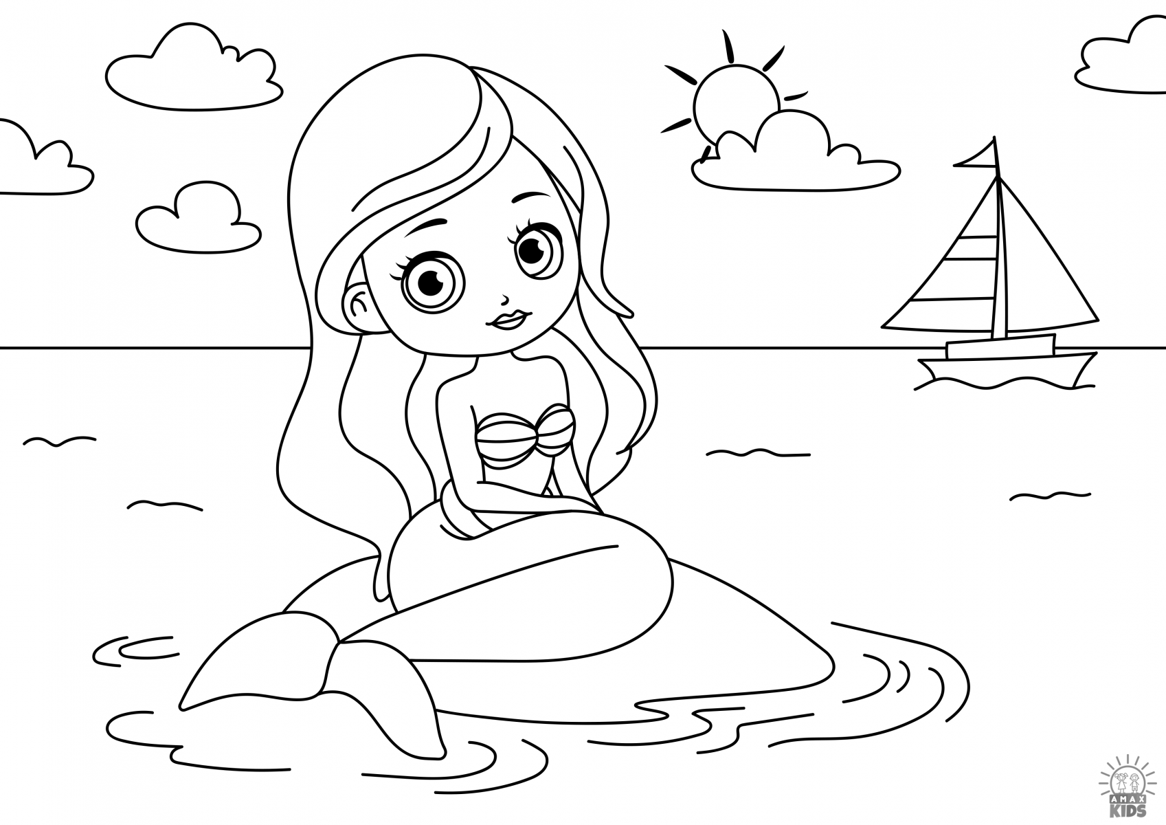 Printable coloring pages for girls   Amax Kids