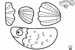 Fish Coloring Pages and Fish Paper Craft for Kids | Amax Kids