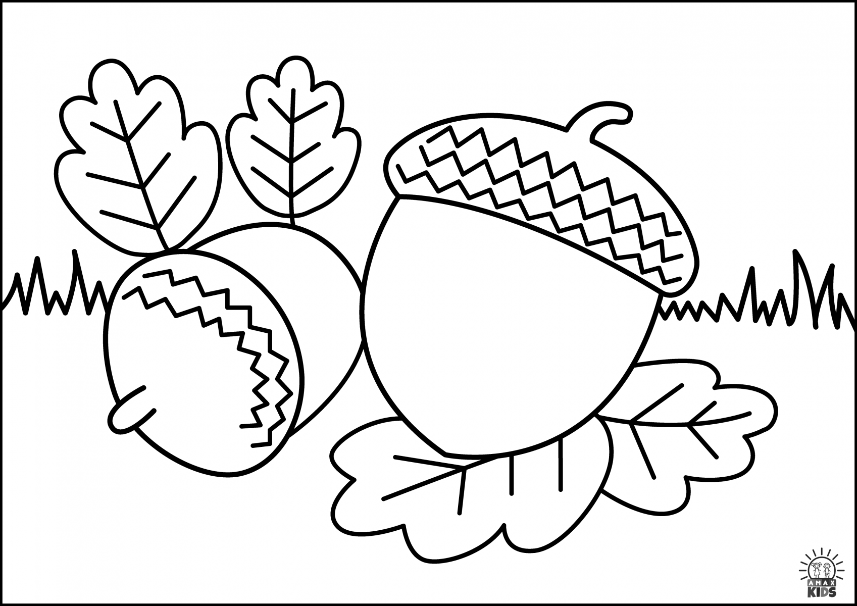 Acorn Coloring Pages To Print Coloring Pages