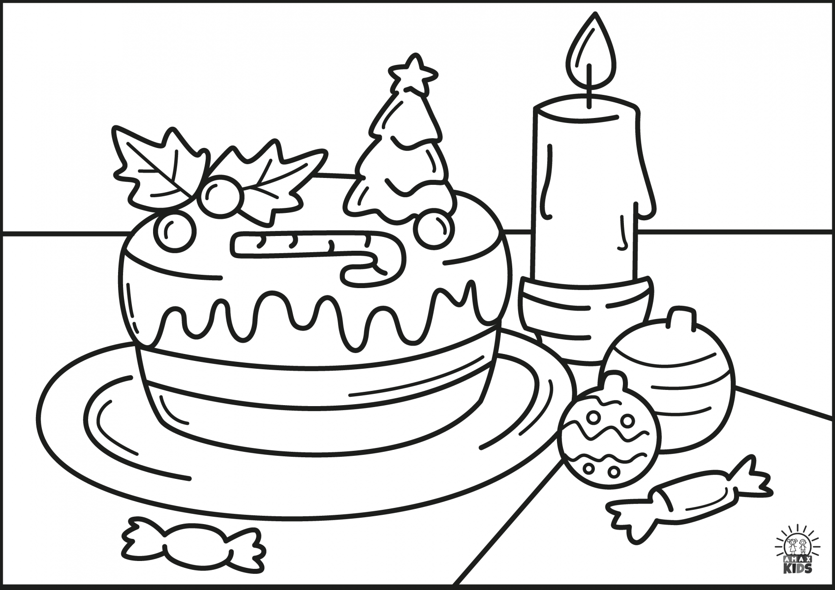 Printable Christmas Coloring Pages For Kids Amax Kids