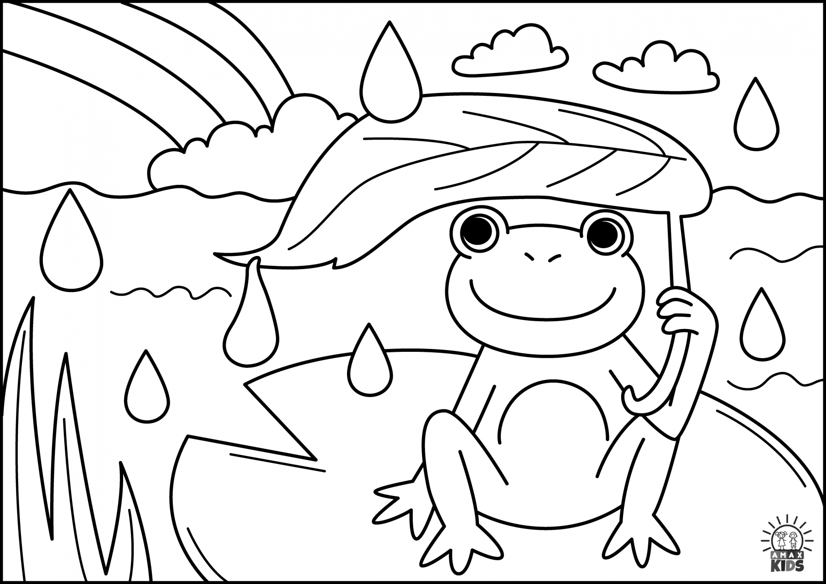 Printable Spring Coloring Pages for Kids   Amax Kids