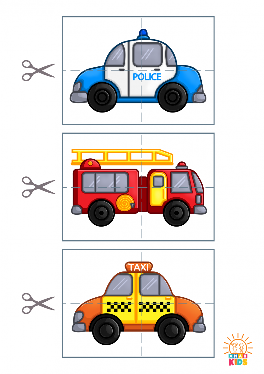 Cars and Vehicles Puzzle for Kids 