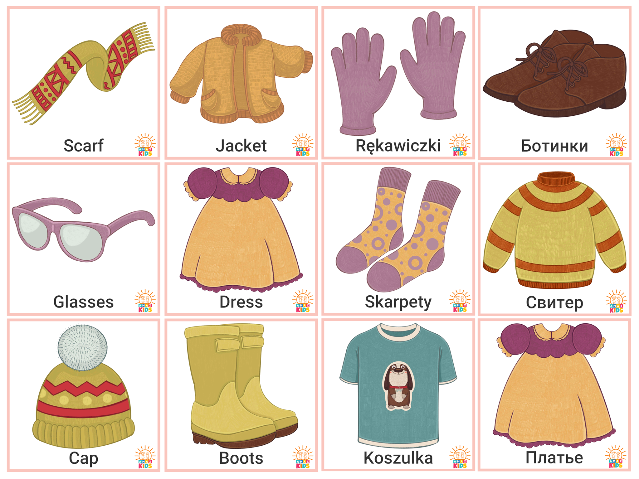 Clothes Chart For Kids