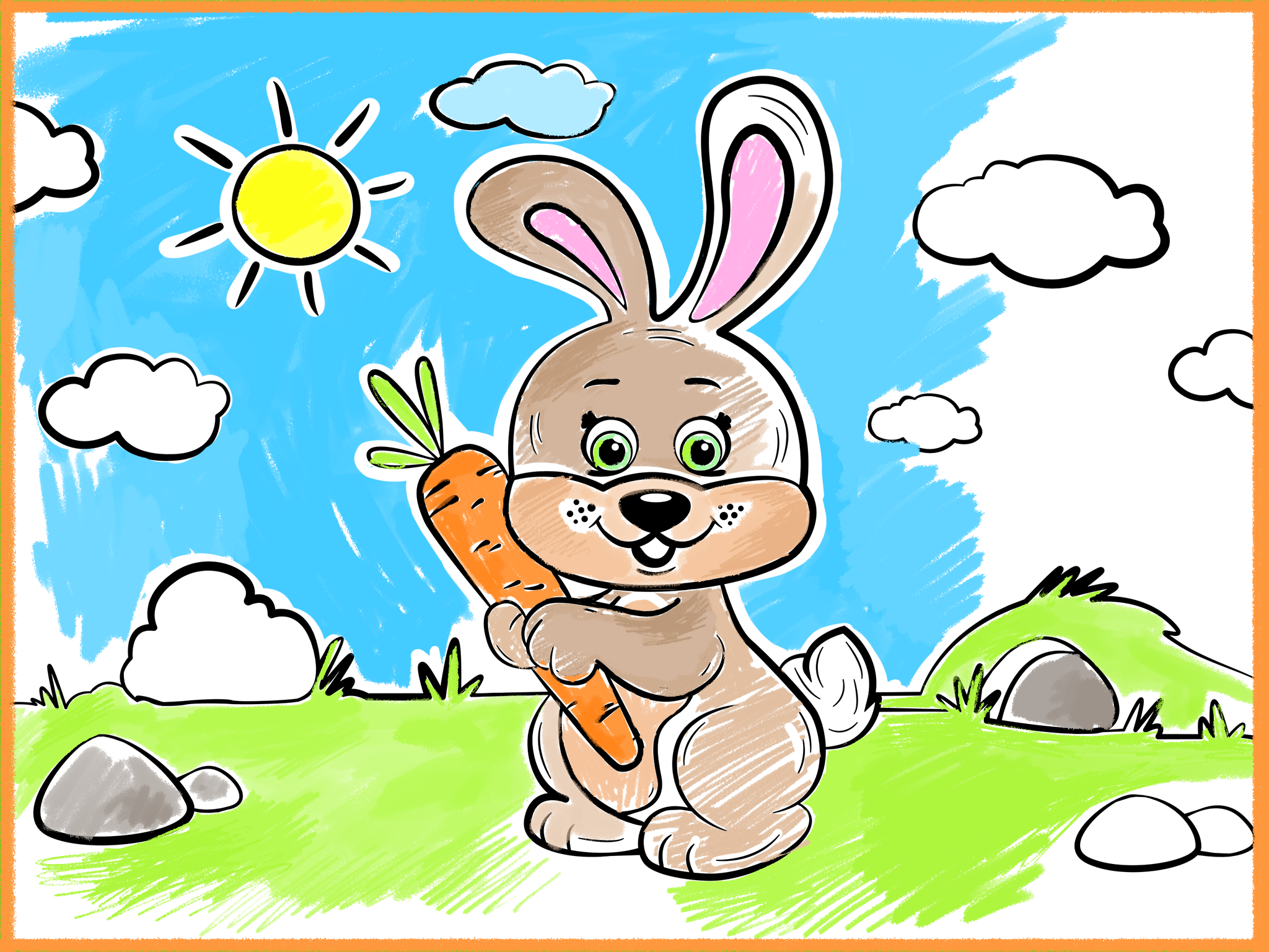 Printable animal coloring pages for kids | Amax Kids