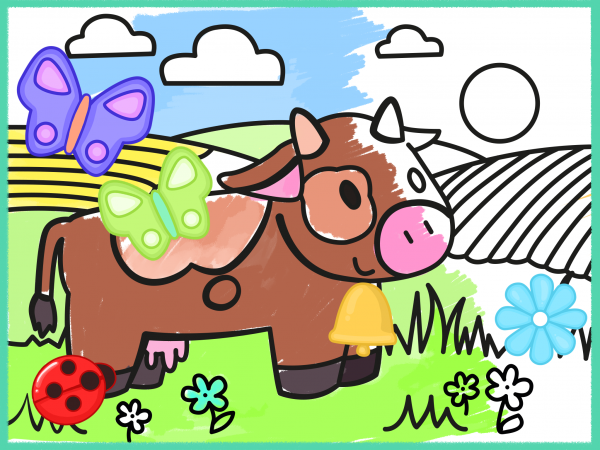 Spring Card cutout For Self decoration Amax Kids