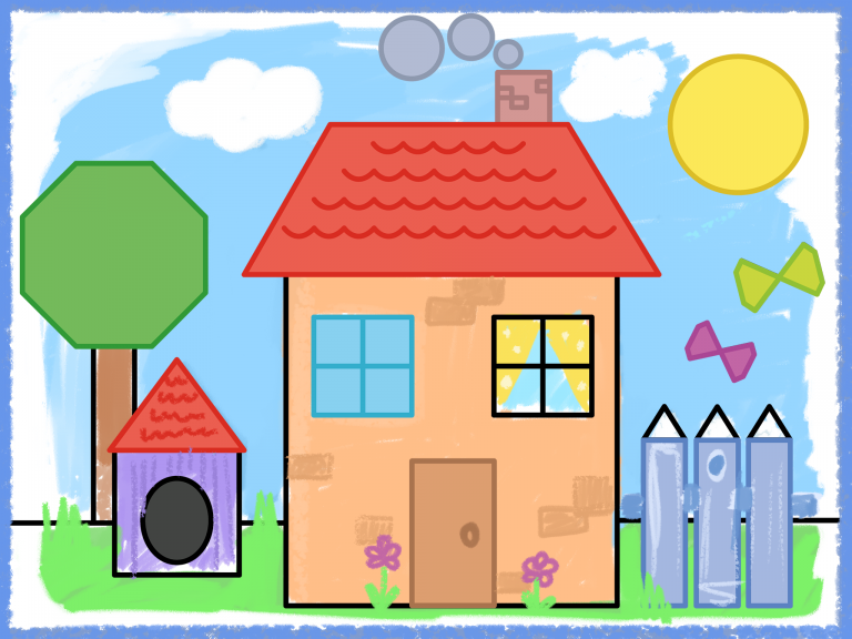 Home Shape Craft for Kids Amax Kids