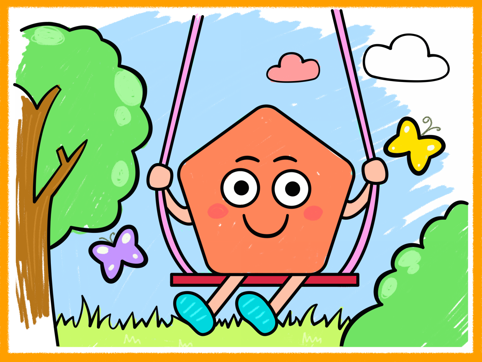 Coloring pages for kids shapes amax kids